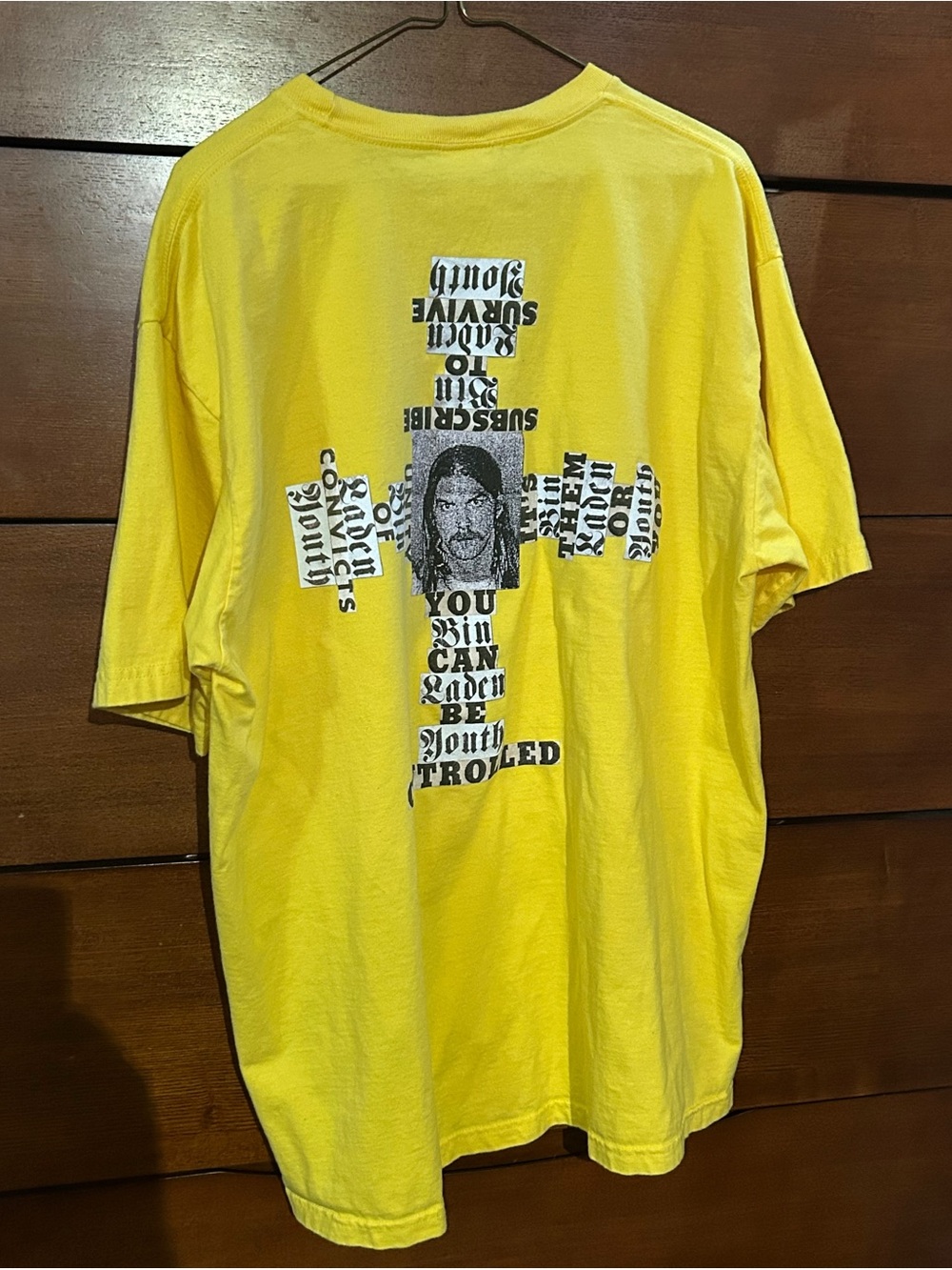 Supreme Yellow Graphic Short Sleeve Tee